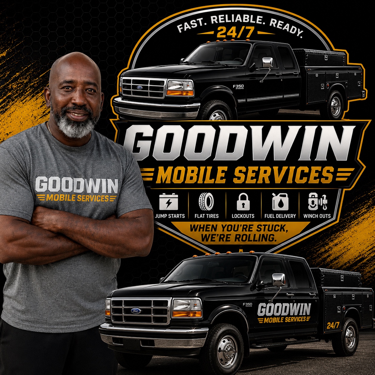 Goodwin Mobile Services local owner and service branding